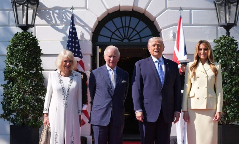 EN IMÁGENES El rey Carlos III en visita oficial a Estados Unidos para reunirse con Donald y Melania Trump EN IMÁGENES El rey Carlos III en visita oficial a Estados Unidos para reunirse con Donald y Melania Trump